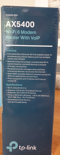 TP-Link AX5400 WiFi 6 Modem Router – Dual Band – NBN Ready – High Speed like New - 第 7/8 張圖片