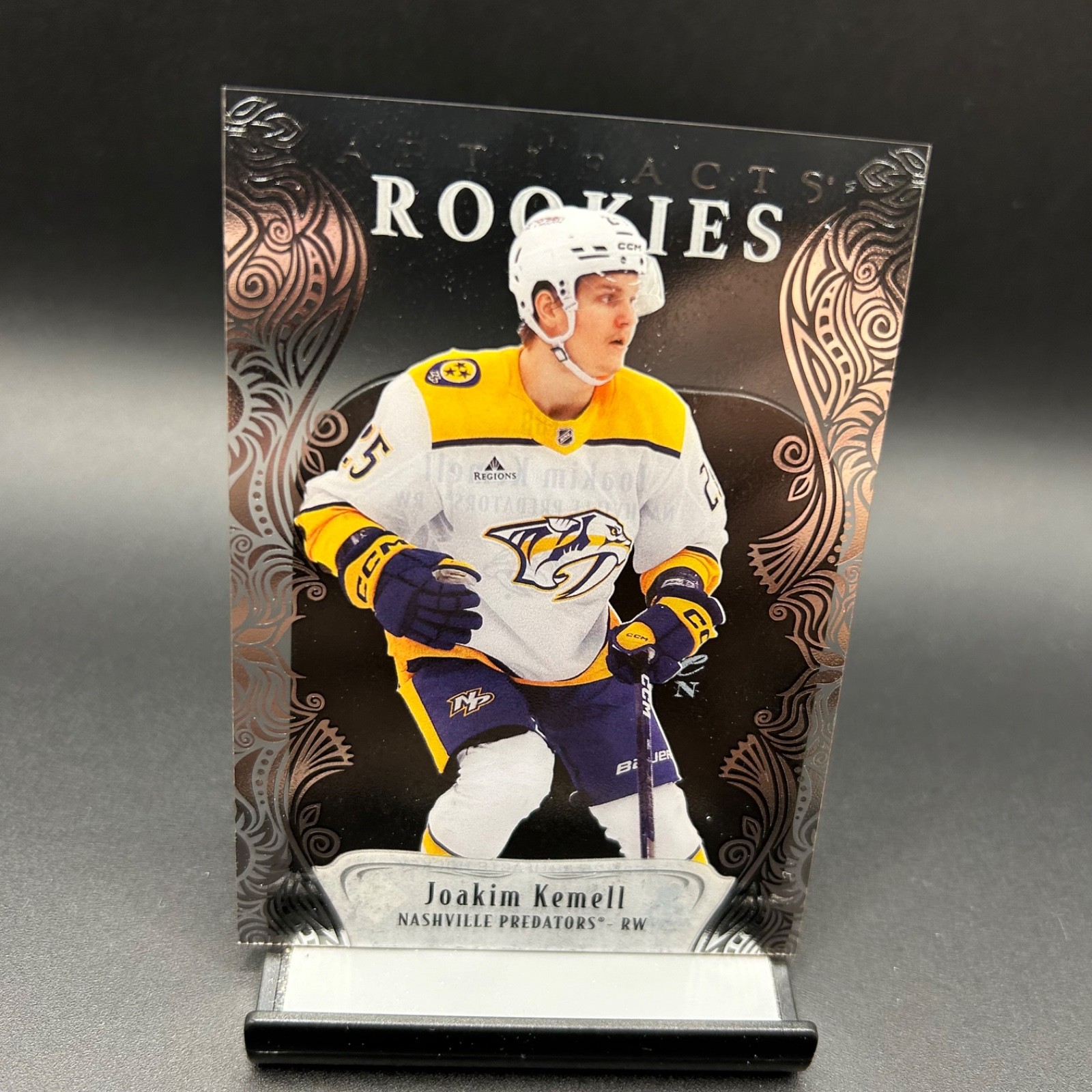 2025-26 Upper Deck Artifacts #188 Joakim Kemell Clear Cut RC Nashville Predators