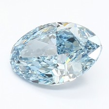 1.98 Ct Oval Cut IGI Certified Loose Lab Grown CVD Diamond F.V.Blue Color VS1