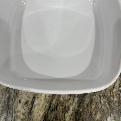 2er Set Vintage Corning weiß Auflaufformen Backformen A -1-B und A-1 1/2-B 🇺🇸 - Bild 6 von 24