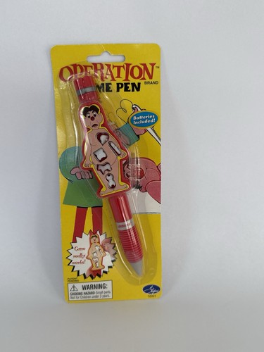 VTG 2002 Operation Mini Game Pen Stylus Hasbro #12001, NEW On Card, NOS, SEALED - Picture 1 of 6
