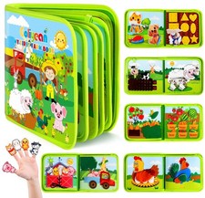 Montessori Busy Book for Toddlers 1-3, Montessori Toys Busy Board for 1 Year ...
