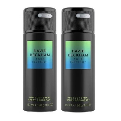 David Beckham True Instinct Deodorant Spray 150ml – Pack of 2 New