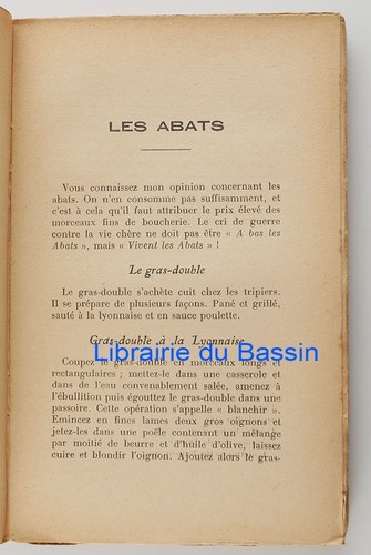 La Gourmandise à bon Marché Recettes simples et pratiques Paul Bouillard 1925 - Imagen 4 de 6