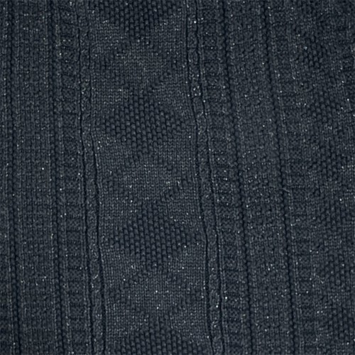 Lauren Ralph Lauren Cable Knit Scoop Neck Black Shimmer Sweater Womens Small - Picture 5 of 6