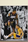 ALLEN IVERSON Signed Spotlight Step-Over 16x20 Photo w/JSA COA's