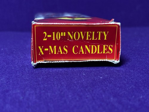 2 Vtg Robert Alan Candle Co. Snowman Taper Candles Smokeless Dripless NOS ⛄️ - Picture 6 of 6