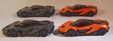 Hot Wheels McLaren W1 2x Orange 2x Black 2025 Race Day Series New w/no Pack