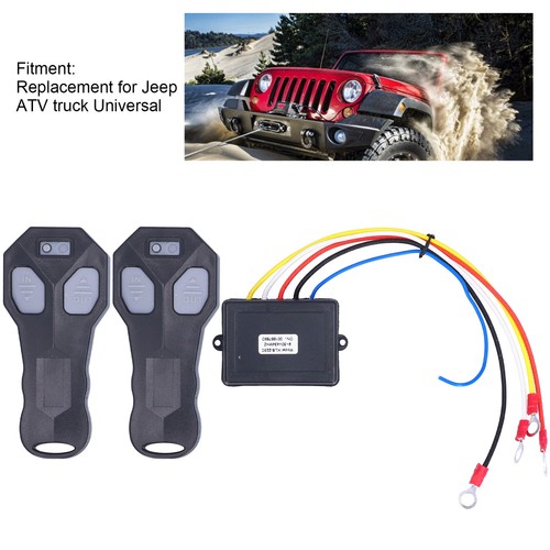 2pcs Wireless Winch Remote Control 12V Electric For ATV Truck - Picture 8 of 12