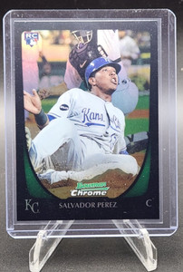 2011 Bowman Chrome Draft Picks & Prospects Salvador Perez #12 REFRACTOR RC