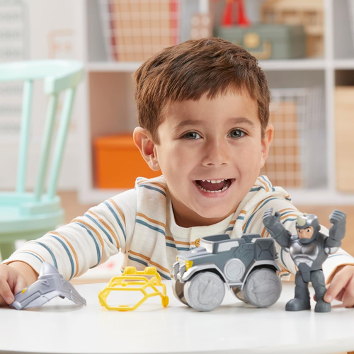 Spidey and His Amazing Friends Marvel Rhino Wrecker Spielzeug Set mit Actionfigur a - Bild 3 von 11