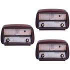  3 stücke Vintage Desktop Dekoration Radio geformt Spielzeug Radio Modell