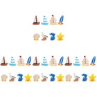 32 PCs mediterraner Stil schmücken dekorative Seemikrolandscape -Accessoire