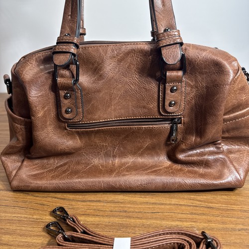 Bolso de Mano Dasein Asa Superior Barril con Correa para el Hombro Cuero Vegano Suave - Imagen 7 de 16