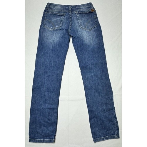 Joes Jeans Youth Girls Distressed Tapered Leg Blue Jeans - Size 14 (28x29) - Picture 2 of 7