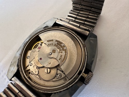 1970's Vintage Zodiac Astrographic Mystery Dial Tungsten Watch 1200 Vickers 37mm - Bild 22 von 24