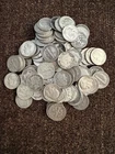 (81) SILVER DIMES-Variety of years, (5.9 ozt) Roosevelt and Mercury UNDER MELT!