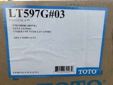 TOTO LT597G#03 Dantesca Undermount Bathroom Sink, Bone