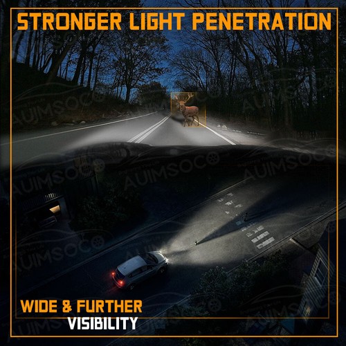 For 2009-2017 Dodge Ram 1500 6x LED Headlight + Fog Light Bulbs Combo Kit 6000K - Bild 2 von 16