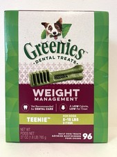 GREENIES Weight Management TEENIE Dental Dog Chews.