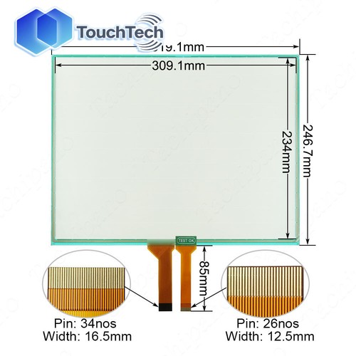 SP-5700TP Touch Screen for Pro-face PFXSP5700TPD Panel Glass + Protective Film - Picture 2 of 8