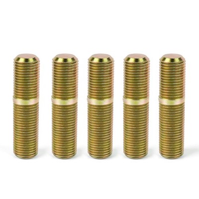 5 Pack Screw-In Trailer Wheel Studs 1/2''-20 x 2'', Lug Bolts for Hubs 03372
