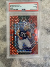 2023 Panini Mosaic - Rookies Dalton Kincaid #305 Red Mosaic Prizm (RC)