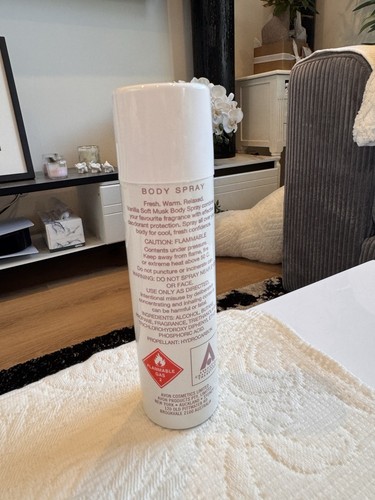 Avon Vanilla Soft Musk Body Spray Deodorant,FREE POSTAGE - Picture 2 of 4