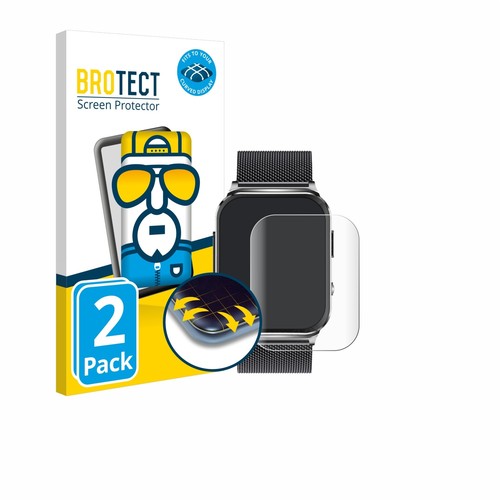 2x Protector Full-Cover for Kardena Care Pro 2 (rectangular) Curved Screen Edge