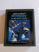 Asteroids Atari 2600, 1981 Video Game Program CX2649 Classic Arcade