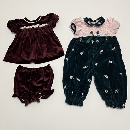 Vintage Baby Girl Outfit Lot 6–9M – 3 Pieces (Late 90s/Early 2000s)
