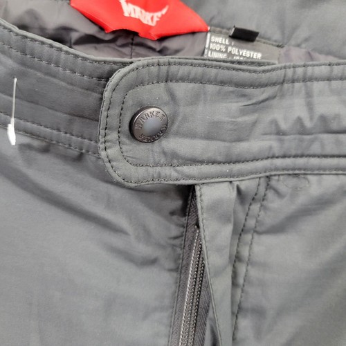 Marker Snow Pants Mens Large Black Ankle Zip Pockets Embroidery meas 36x31 - Picture 4 of 19
