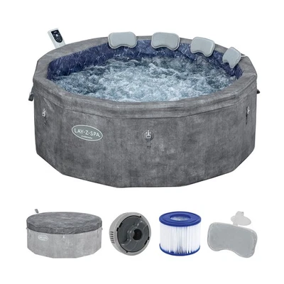 LAY-Z-SPA® Whirlpool Carrara AirJet™ mit App-Steuerung, Schaumstoffpaneele, für - Bild 1 von 4