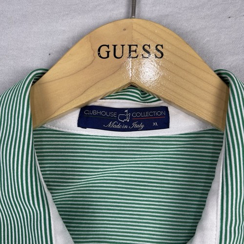 Masters Shirt Mens Extra Large XL Clubhouse Collection Golf Polo Made In Italy - Picture 4 of 10