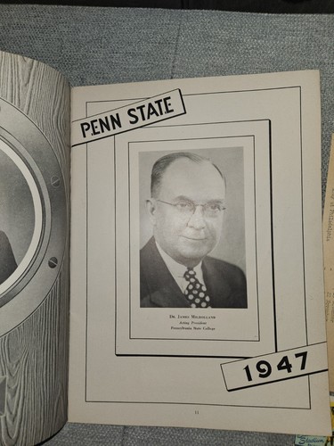 1947 Penn State vs. Navy College Football Ticket Program Baltimore Stadium - Picture 8 of 13