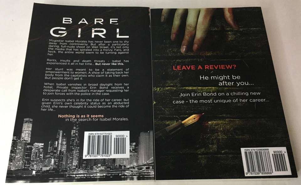 Lot of 2 Detective Erin Bond Serial Killer Thriller Books 1 & 2 by Bella Forrest Foto 2 de 4