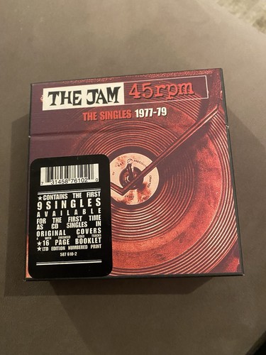 THE JAM 45 RPM THE SINGLES 1977 - 1979 -  9 CD SINGLE BOX  SET NUMBERED - Picture 1 of 3