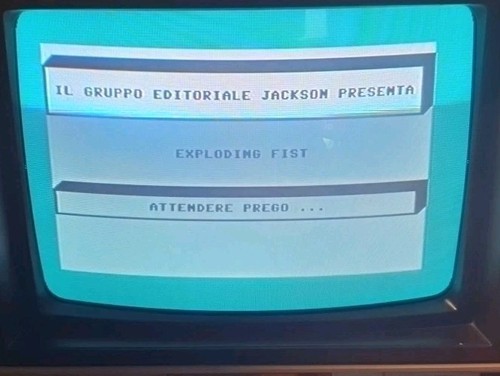 C64 WAY EXPLODING FIST FLOPPY DISK Edicola Anni 80 X COMMODORE 64 Games JACKSON - Afbeelding 4 van 7