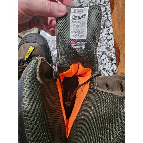 Rocky Blizzard Stalker Steel Toe Waterproof 1200G Insulated Work Boot Size 11M - Picture 6 of 8