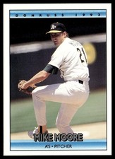 1992 Donruss Mike Moore Oakland Athletics #337