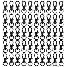 50 pcs Swivel Clasps Lanyard Snap Hook,cnomg Metal Swivel Lanyard Snap Hook
