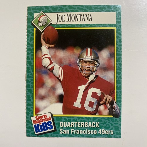1990 Joe Montana Sports Illustrated For Kids Football San Francisco 49ers EX+