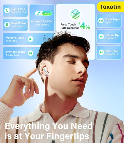 Ear Buds Wireless Earbuds - Bluetooth 5.3 Headphones (48H Playback) Built in ... - Picture 5 of 6