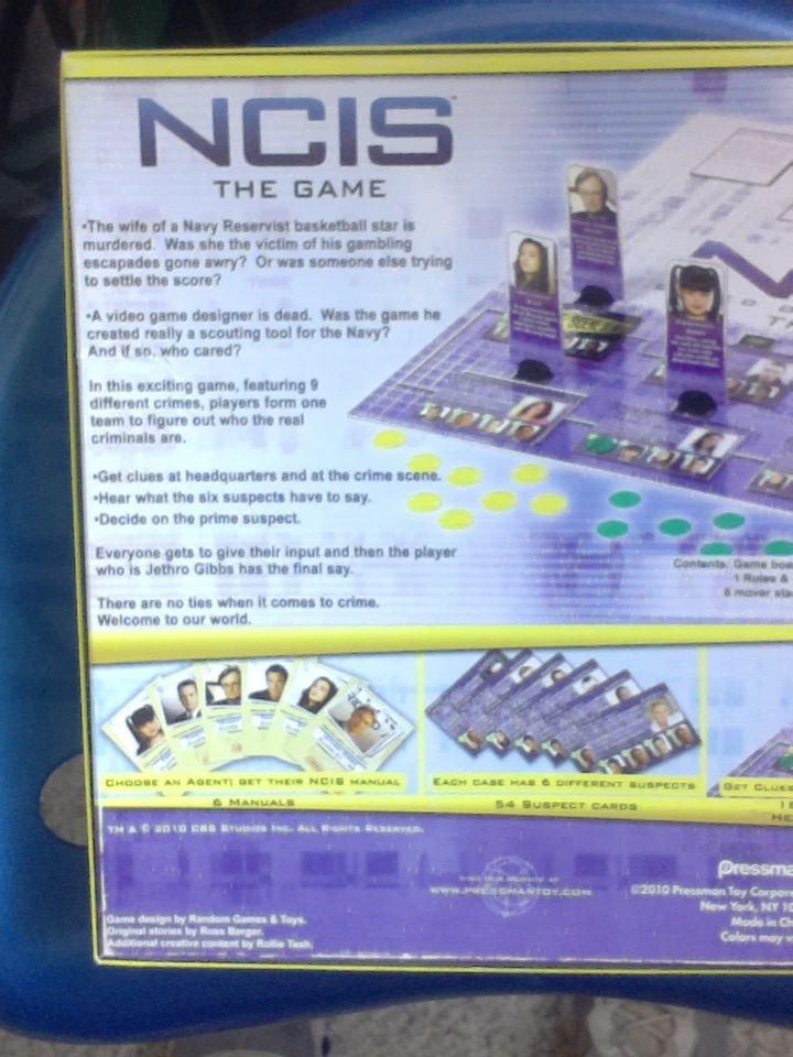 NCIS The Game TV Show Series Board Game Pressman Vintage 2010 Used - Image 3 of 4