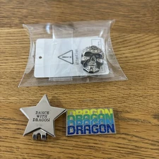 Dance with Dragon Skull Head Layered  Clip Marker with case unused on course