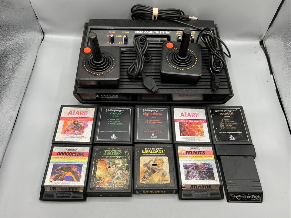 The sleek 'Darth Vader' black Atari 2600 — the coolest-looking variant of the most iconic retro console, bundled with 10 tested games.