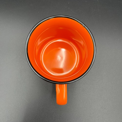 Bulleit Bourbon Frontier Whiskey Campfire Coffee Cup Orange Ceramic 8oz Mug - Picture 9 of 10