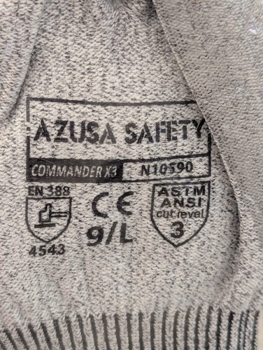 (12) ANSI A3 Cut Resistant Glove with Polyurethane Palm - Seamless - Picture 2 of 6