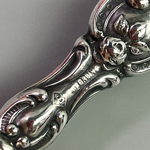 Antique Sterling Silver Repousse Wax Seal/Stamp 4”L Monogram “M” Art Nouveau - Picture 15 of 18