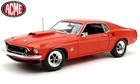 New Acme 1:18 Scale 1969 Ford Mustang 600 (Flower Power Red) A1801890